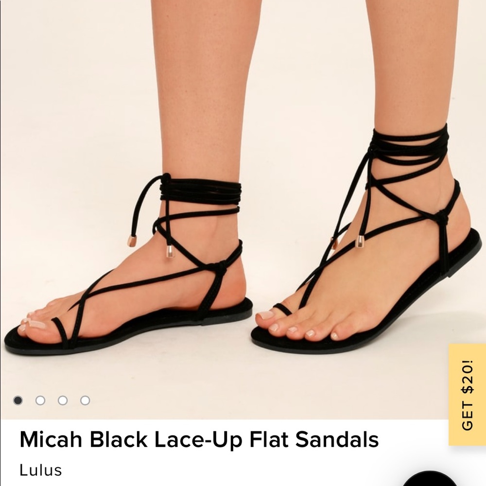 Lulus Lace Up Sandals